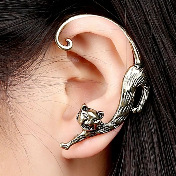 🎀Cat Crawler Stud Cuff Earring - Picture 4 of 4